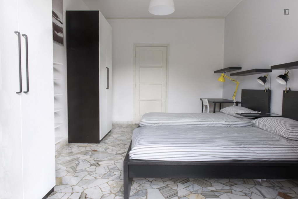 Bed in cosy twin bedroom close to Università Bocconi - Milan - chambre - ImmoJeune