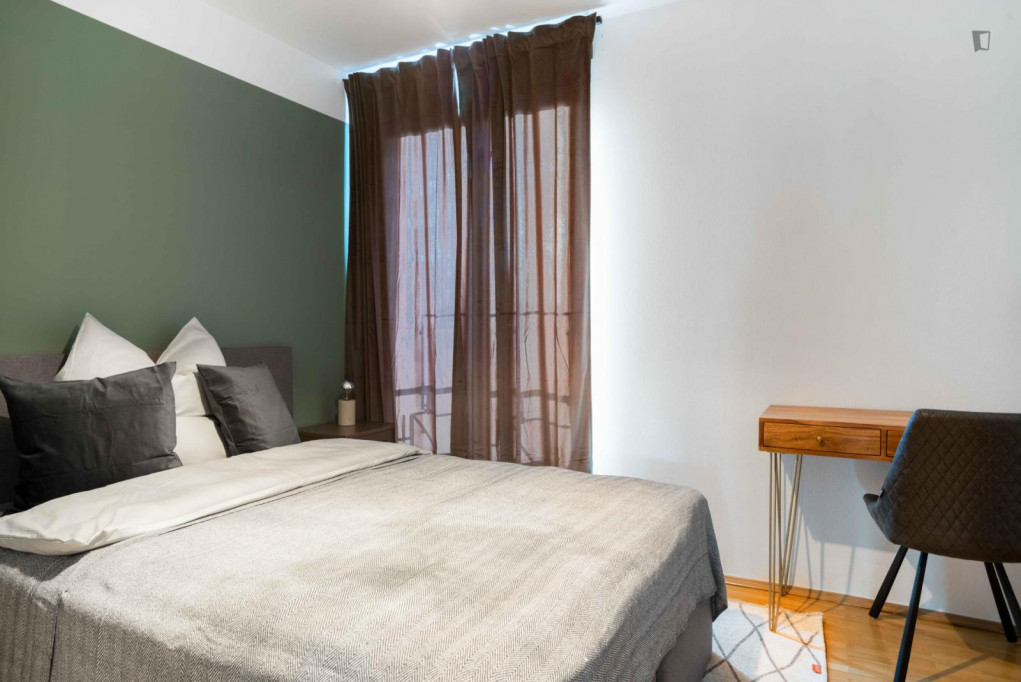 Charming double bedroom near Goethe University Frankfurt - Frankfurt am Main - chambre - ImmoJeune