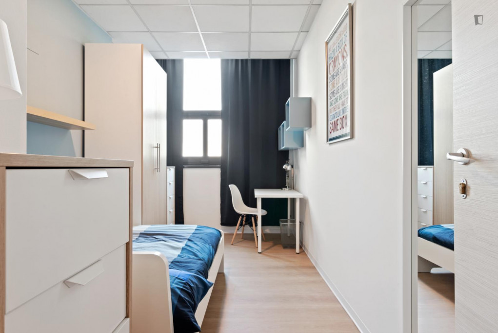 Brilliant single bedroom in a 6-bedroom flat, in Lambrate - Milan - chambre - ImmoJeune