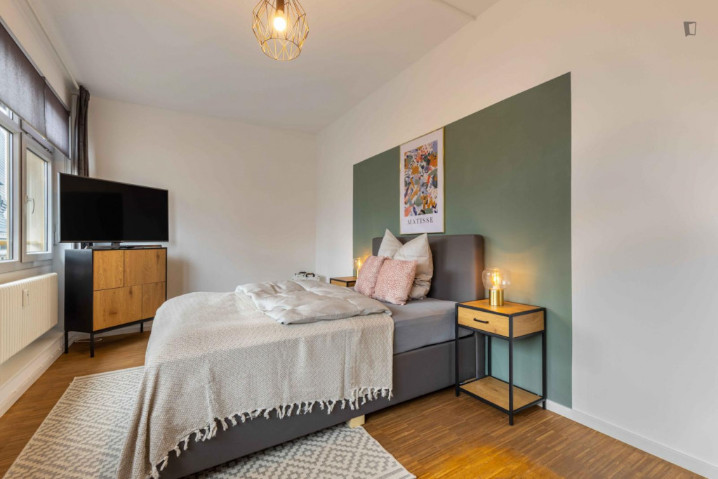 Modern double bedroom in Frankfurt