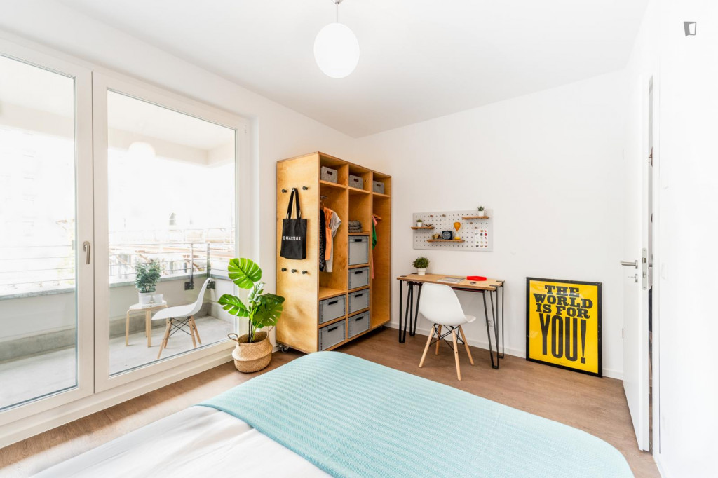 Luminous double bedroom near Kraftwerk Moabit - Berlin - chambre - ImmoJeune