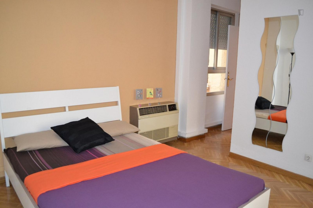 Bright double bedroom near Escuela Superior de Publicidad - Madrid - chambre - ImmoJeune