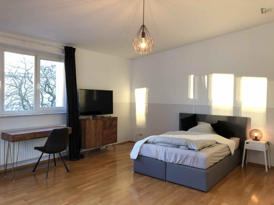 Comfy double bedroom close to Goethe University Frankfurt - Frankfurt am Main - chambre - ImmoJeune