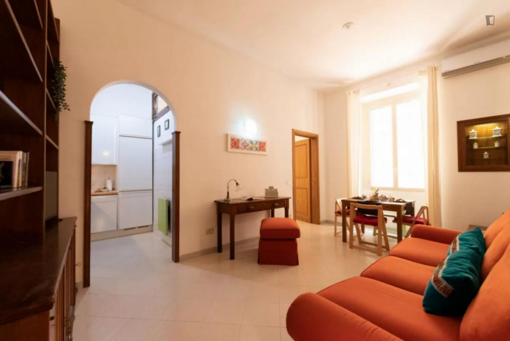 Welcoming one-bedroom apartment with sofa bed near Villa Borghese - Rome - chambre - ImmoJeune