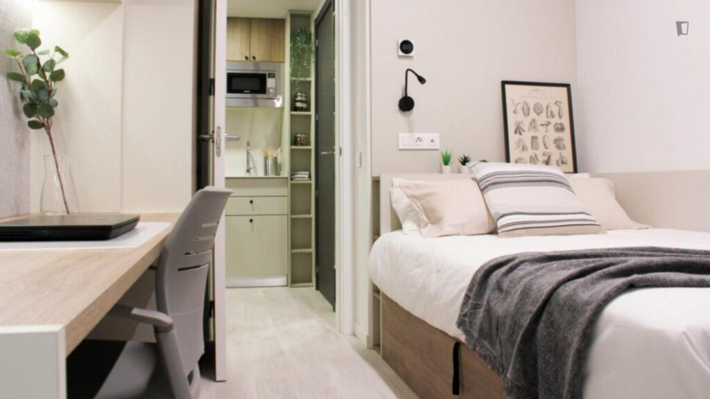 Welcoming single bedroom in a residence, in La Petxina - Valence - chambre - ImmoJeune