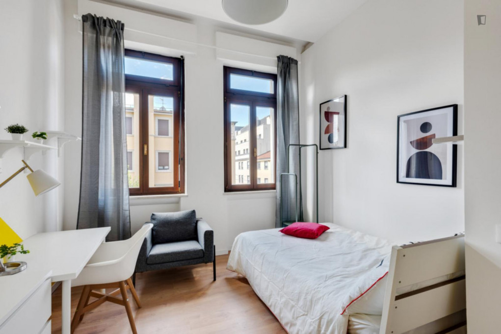 Nice double bedroom, in Casoretto - Milan - chambre - ImmoJeune