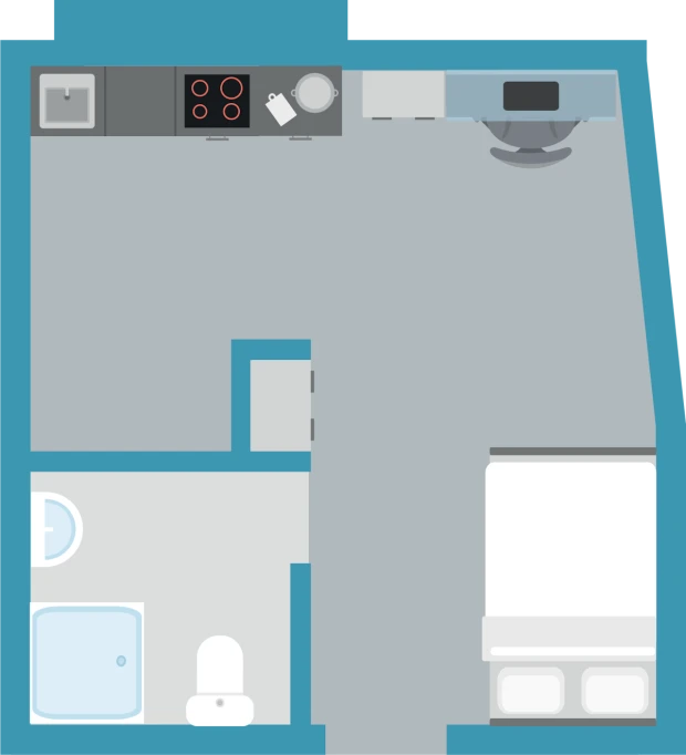 200 Cowgate - Edinburgh - chambre - ImmoJeune