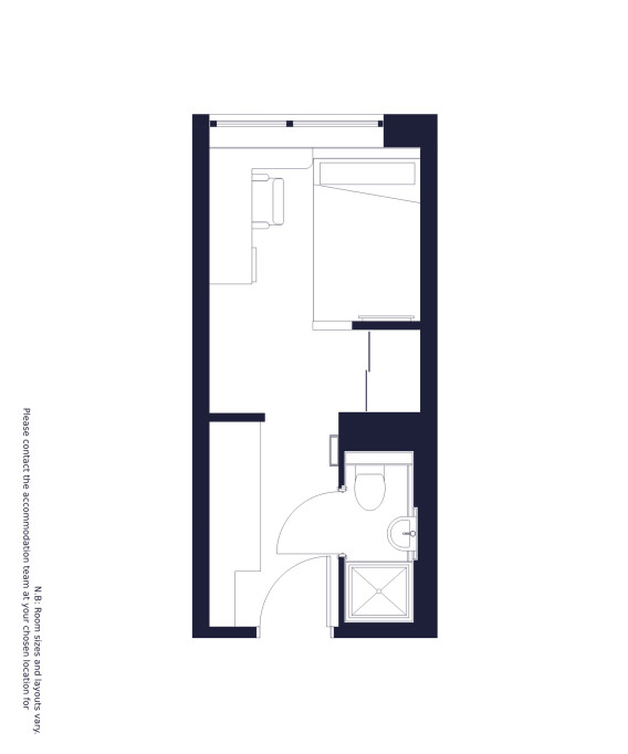 Queens Court - Reading - chambre - ImmoJeune