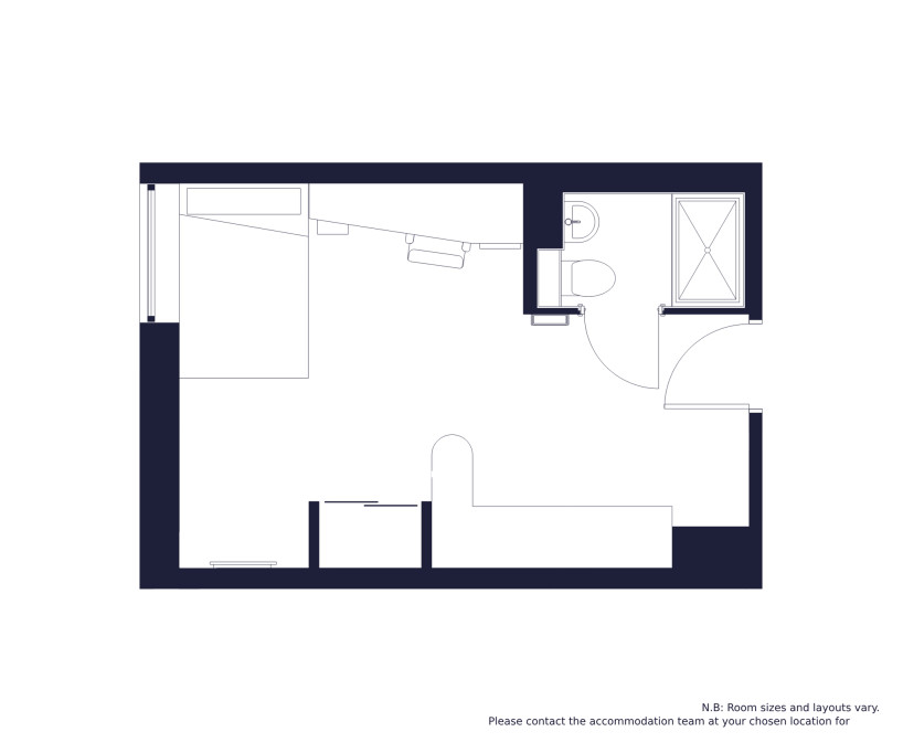 Queens Court - Reading - chambre - ImmoJeune