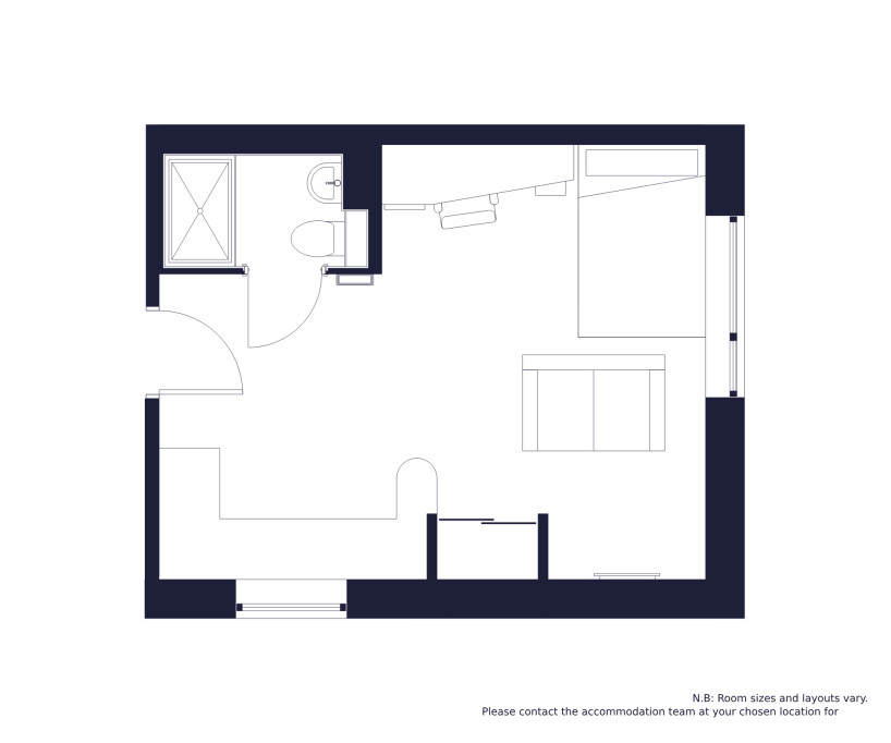 Queens Court - Reading - chambre - ImmoJeune