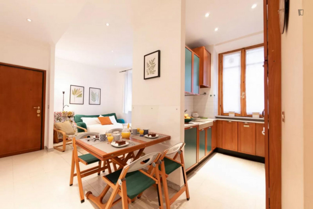 Bright 2-bedroom apartment near Castel Sant'Angelo - Rome - chambre - ImmoJeune