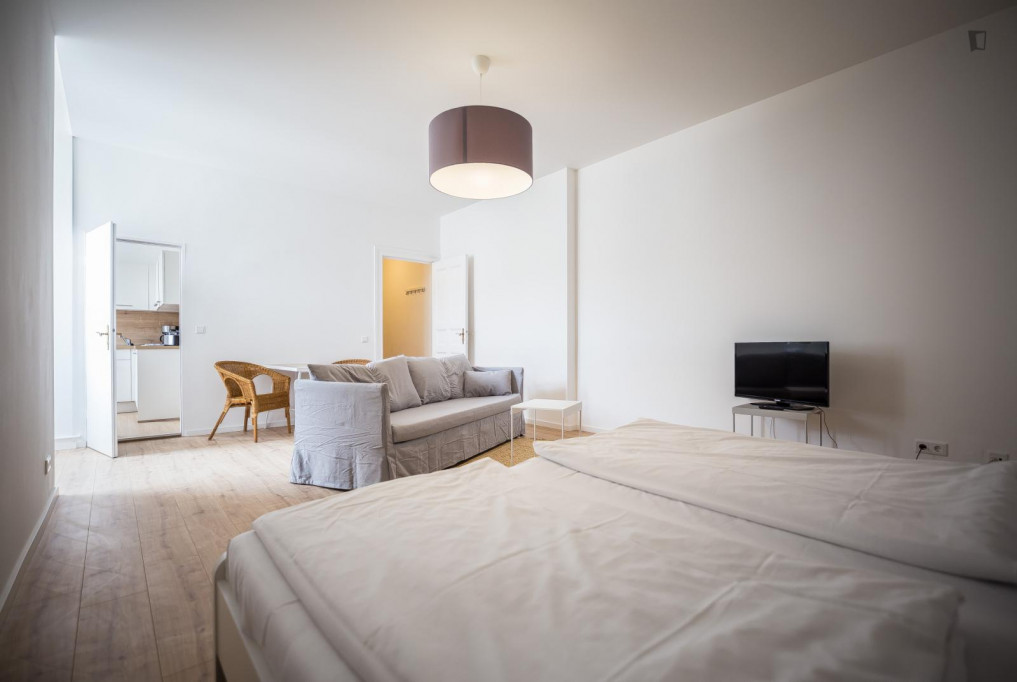 Inviting studio near the Julius-Leber-Brücke train station - Berlin - chambre - ImmoJeune