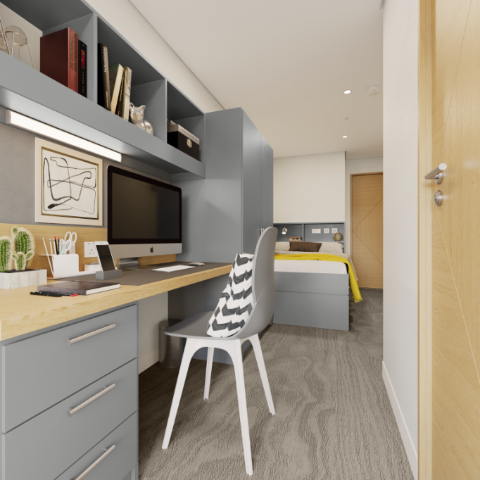 iQ Nelson Court - Nottingham - chambre - ImmoJeune