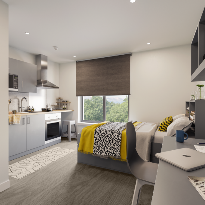 iQ Nelson Court - Nottingham - chambre - ImmoJeune