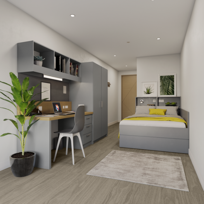 iQ Nelson Court - Nottingham - chambre - ImmoJeune