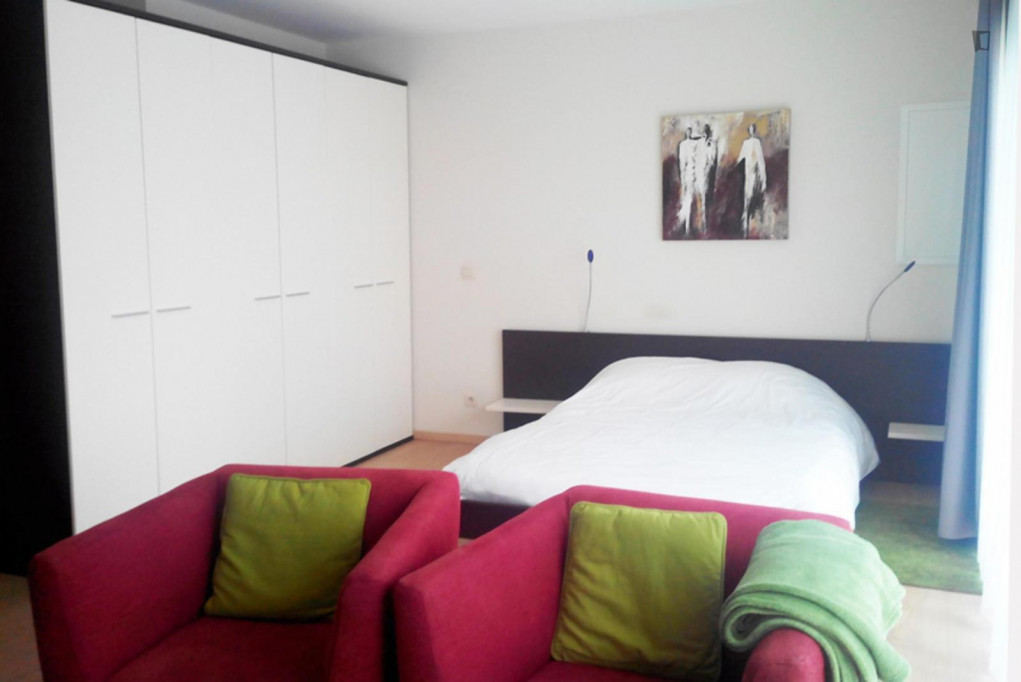 Cozy studio in a residence near Madou metro station - Bruxelles - chambre - ImmoJeune