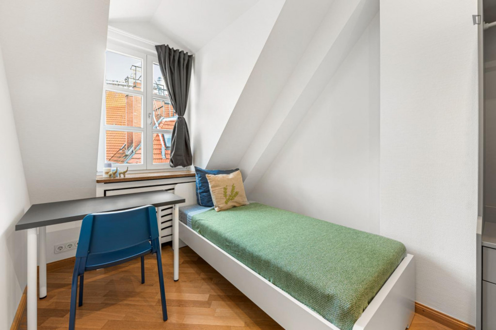 Single bedroom in a 13 bedroom apartment in Berlin - Berlin - chambre - ImmoJeune