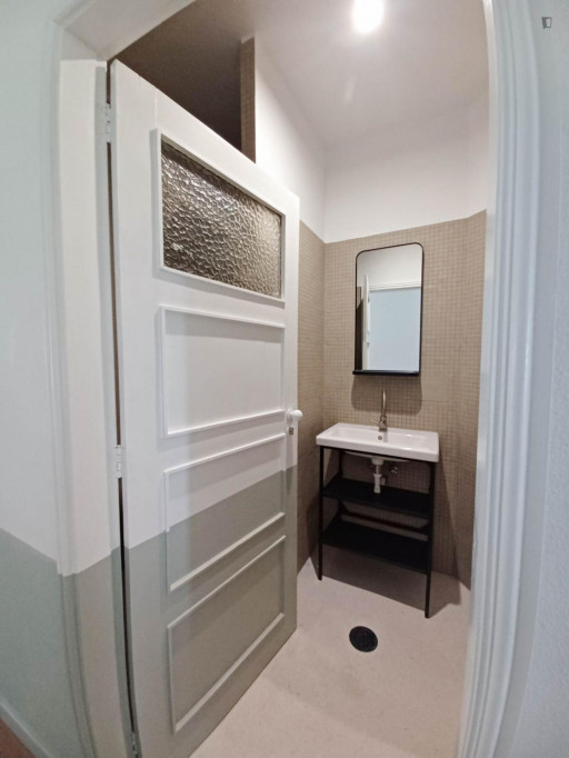 Spacious double bedroom in a 6-bedroom house