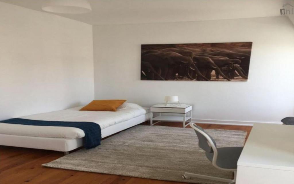 Large double bedroom with 2 windows and balcony near Arroios metro station - Lisbonne - chambre - ImmoJeune