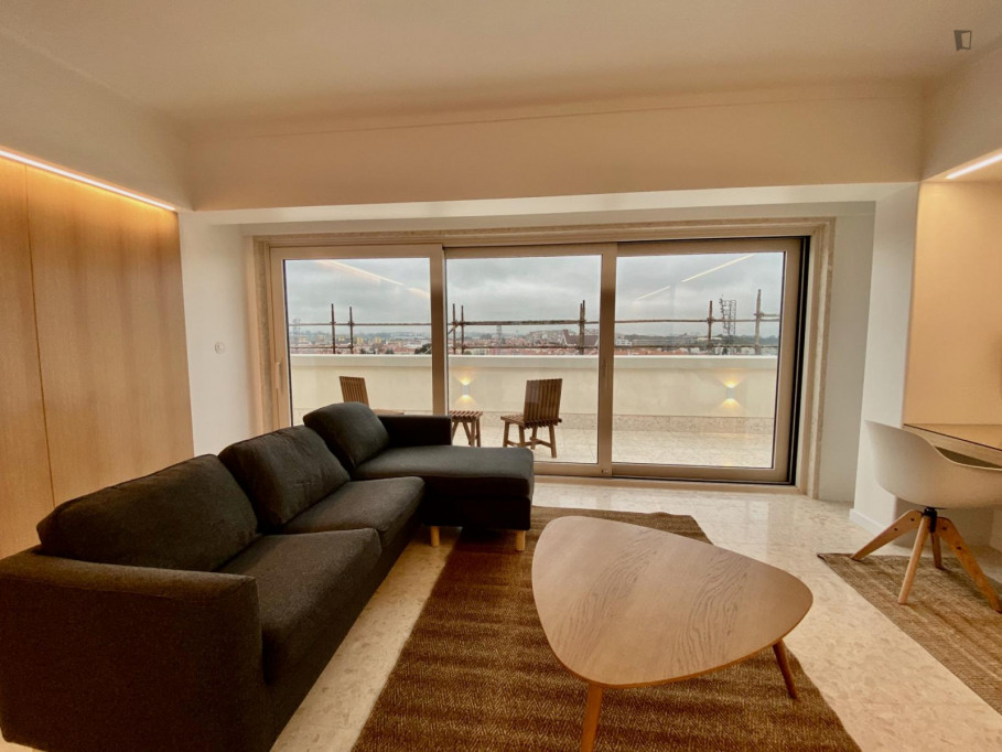 Cactus Penthouse - Lisbonne - chambre - ImmoJeune