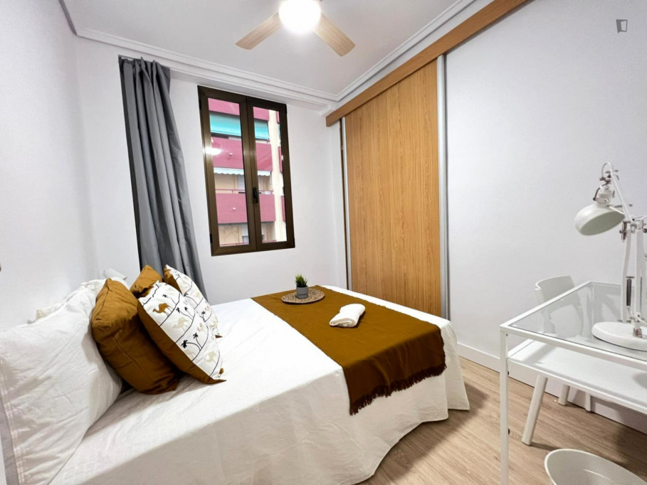 Lovely double bedroom in a 5-bedroom apartment close to Aqua shopping mall - Valence - chambre - ImmoJeune