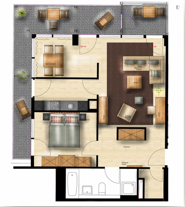Snug 1-bedroom apartment close to the Alte Oper