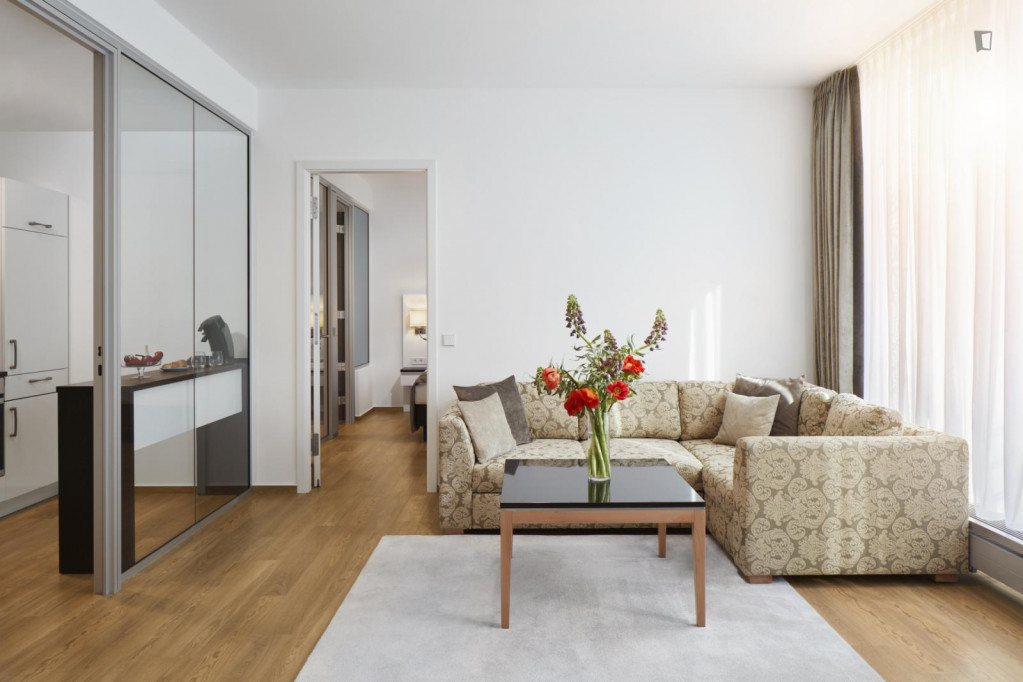 Snug 1-bedroom apartment close to the Alte Oper - Frankfurt am Main - chambre - ImmoJeune