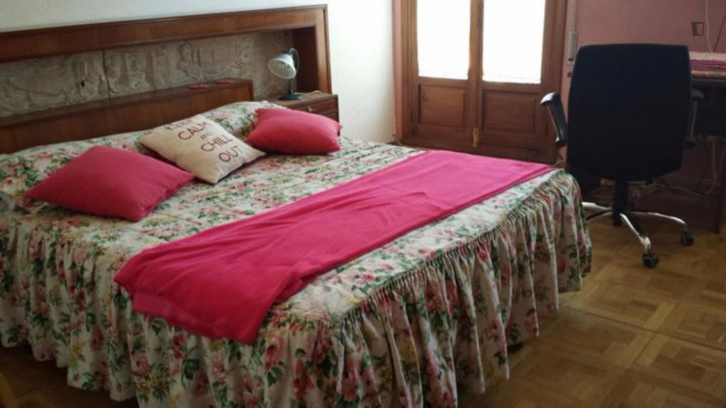 Roomy double bedroom next to Campus de Alcalá de Henares - Madrid - chambre - ImmoJeune