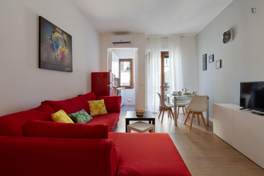 Lovely 1-bedroom apartment in Navigli - Milan - chambre - ImmoJeune