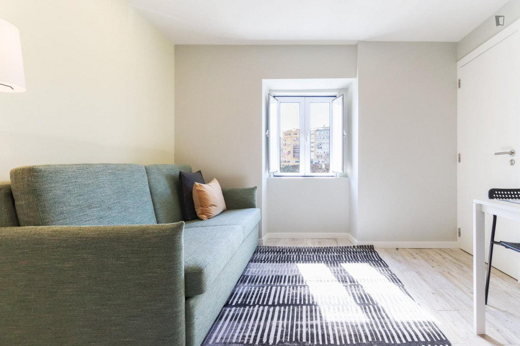 Brilliant 1-bedroom flat near Faculdade de Arquitetura - Lisbonne - chambre - ImmoJeune