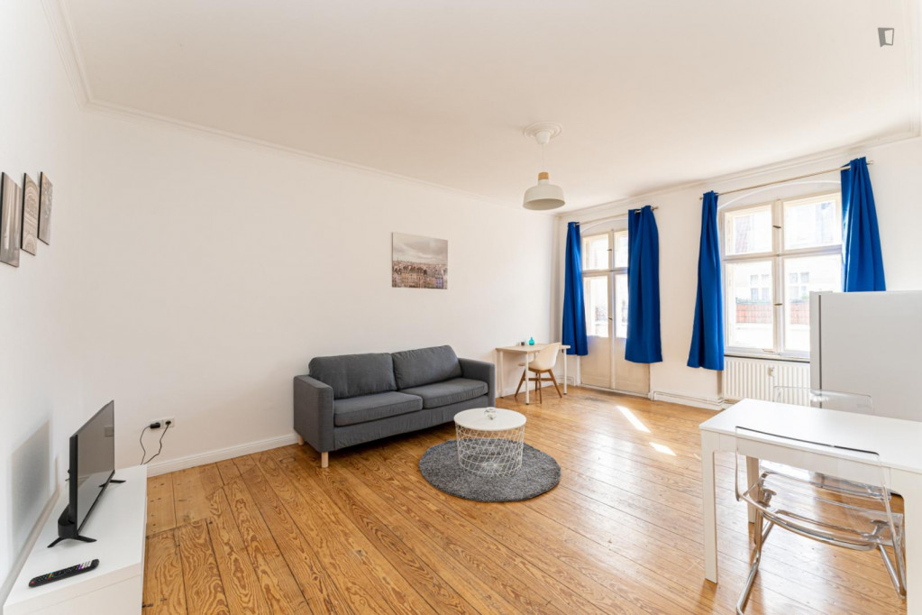 Bright 1-bedroom apartment in Friedrichshain - Berlin - chambre - ImmoJeune