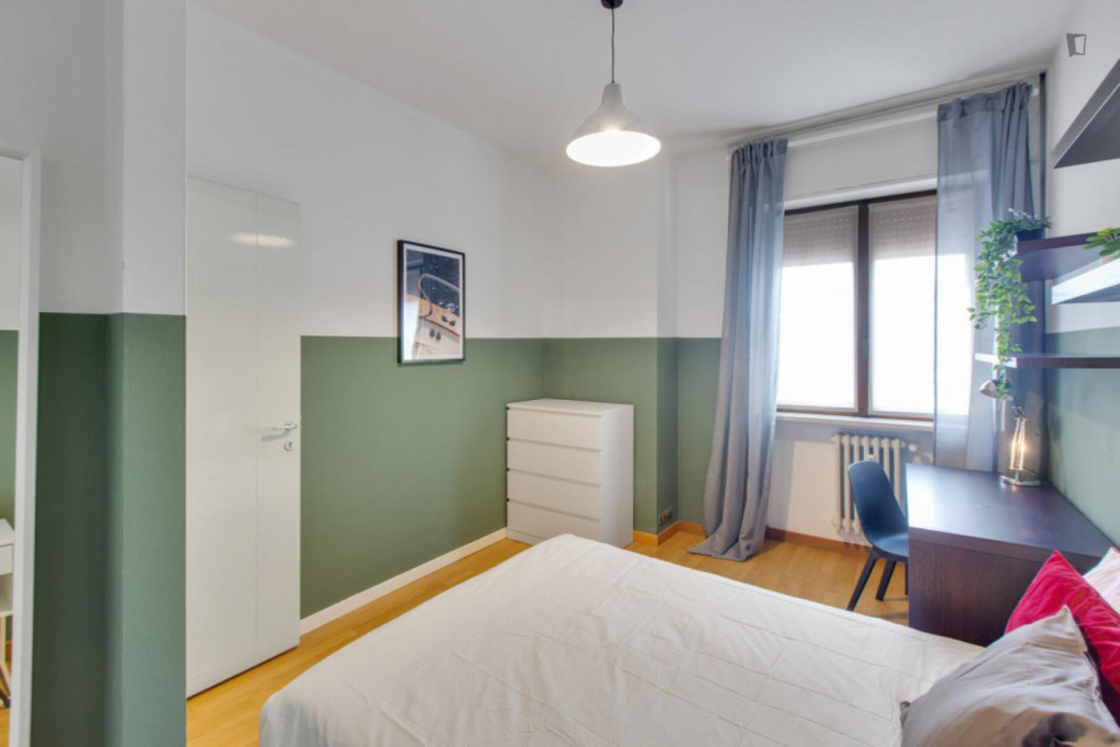 Admirable double bedroom in well-linked Washington neighbourhood - Milan - chambre - ImmoJeune