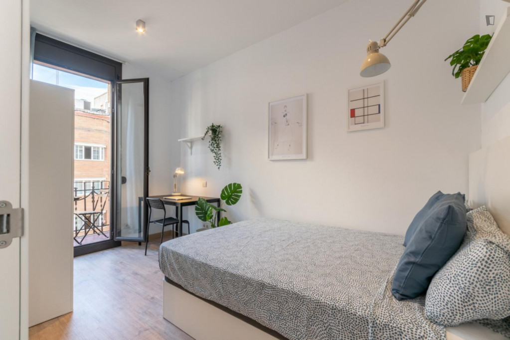 Cosy double bedroom in Sant Gervasi-Galvany - Barcelone - chambre - ImmoJeune