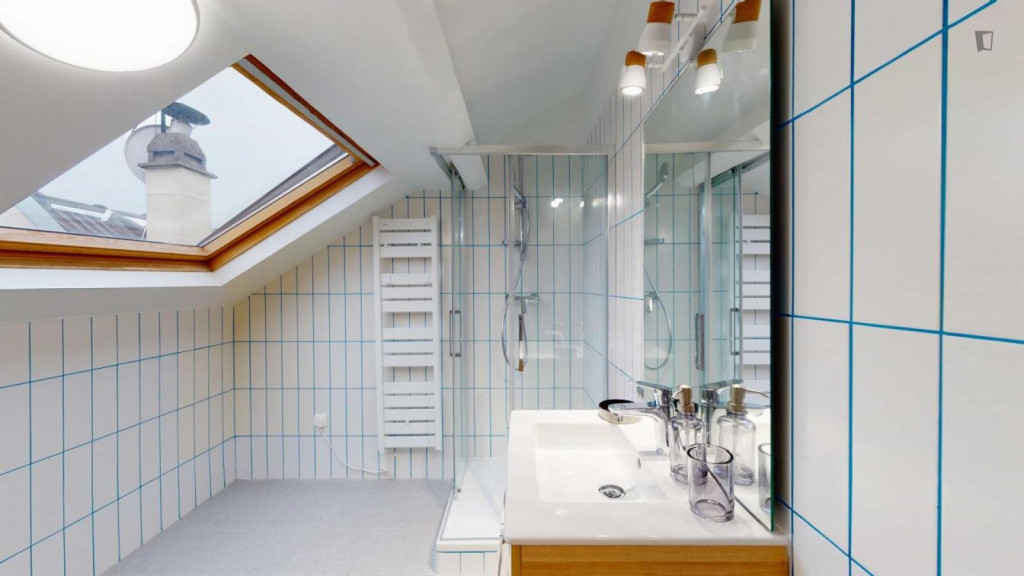 Sunny double ensuite bedroom close to Square Schnarbach