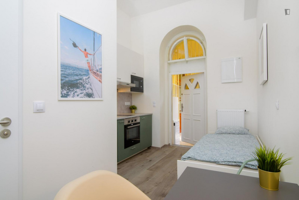 Bright 1-bedroom apartment close to New Town - Prague - chambre - ImmoJeune