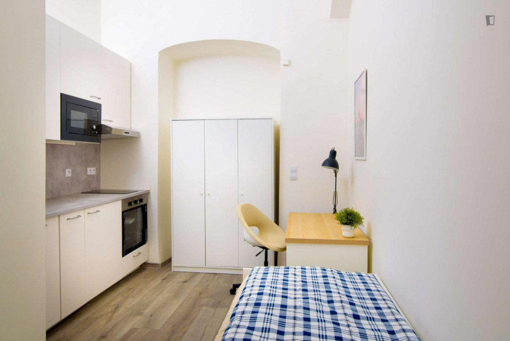 Snug 1-bedroom apartment close to Charles University - Prague - chambre - ImmoJeune