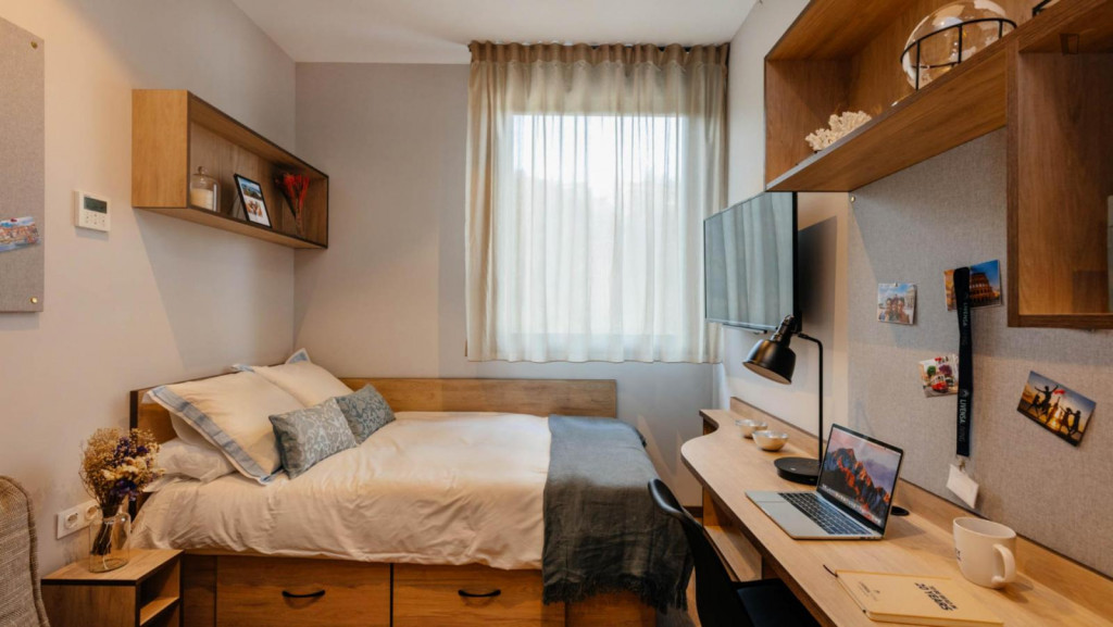 Amazing studio in a residence, in Deustuko San Pedro-Erribera - Bilbao - chambre - ImmoJeune