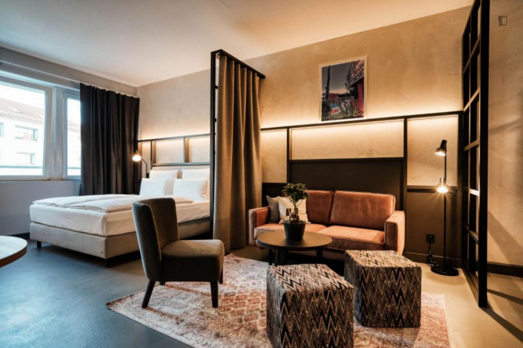 Stylish studio close to Gaisburg metro station - Stuttgart - chambre - ImmoJeune