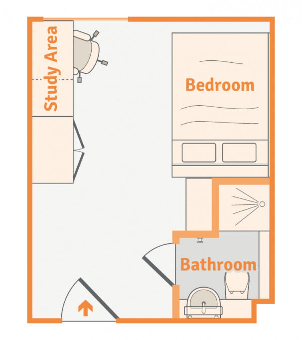 St Leonard's House - Lancaster - chambre - ImmoJeune