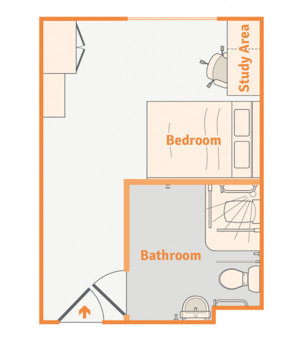 St Leonard's House - Lancaster - chambre - ImmoJeune