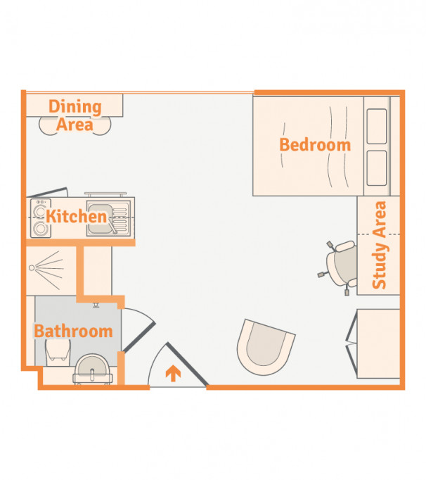 St Leonard's House - Lancaster - chambre - ImmoJeune