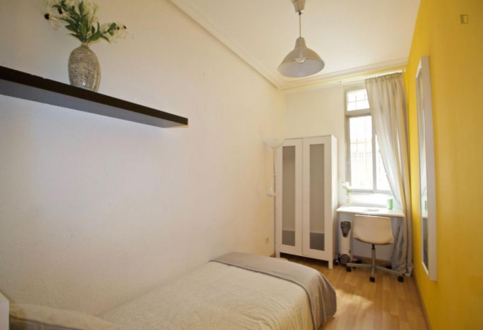 Single bedroom in a nice flat, close to Museo Nacional del Prado