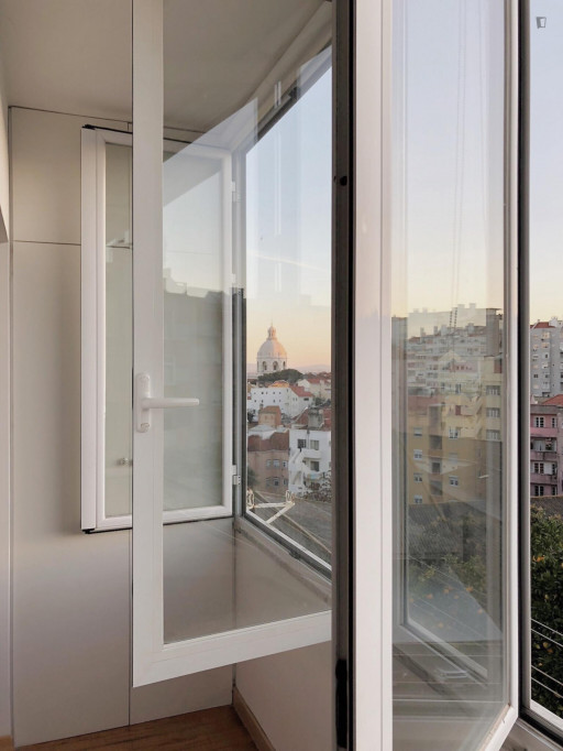 Stylish studio in Graça - Lisbonne - chambre - ImmoJeune