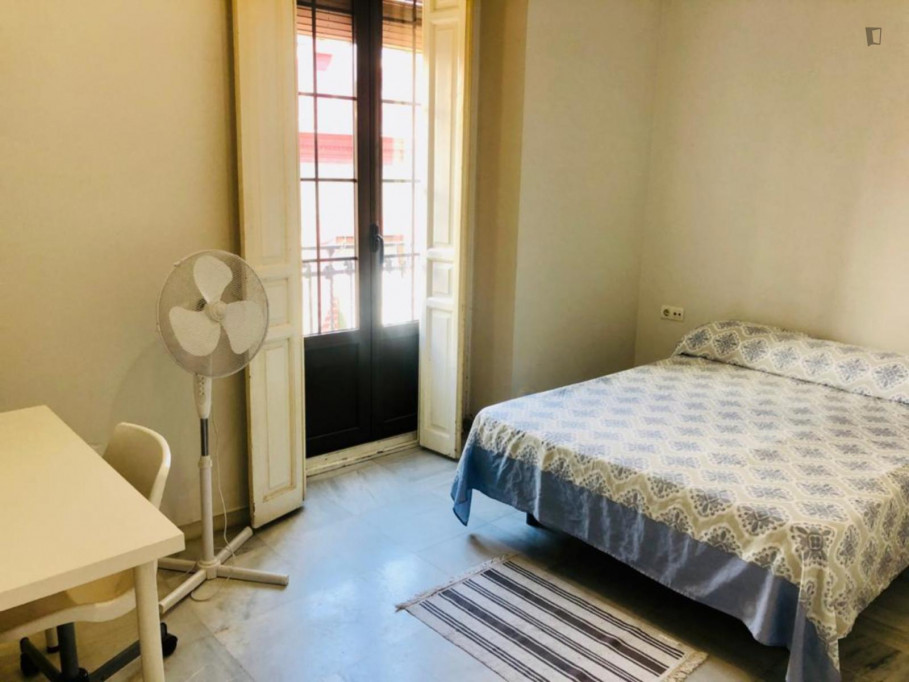 Bright double bedroom in the Casco Antiguo district - Séville - chambre - ImmoJeune