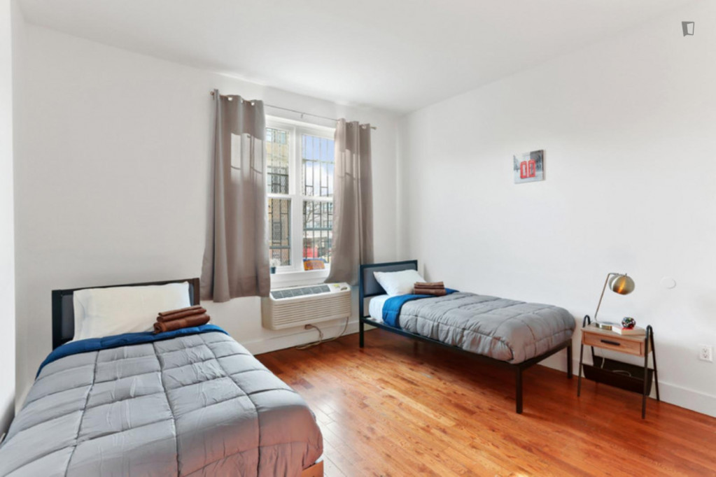 Bed in a twin bedroom in Brooklyn (males only) - New York City - chambre - ImmoJeune