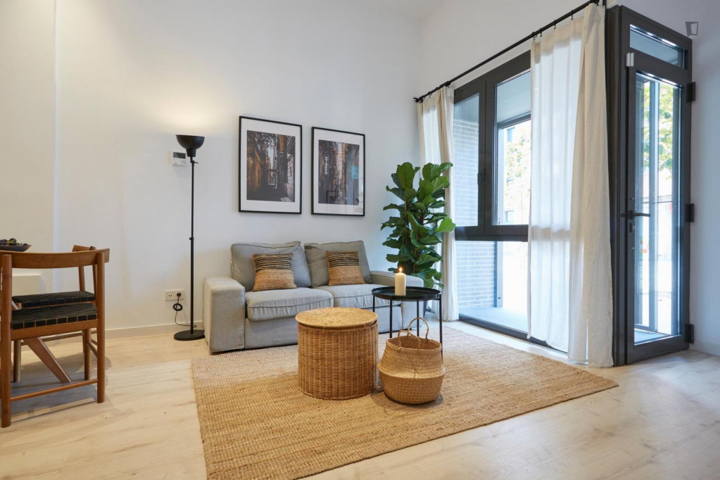 Stylish 2-bedroom apartment close to Provençana metro station - Barcelone - chambre - ImmoJeune
