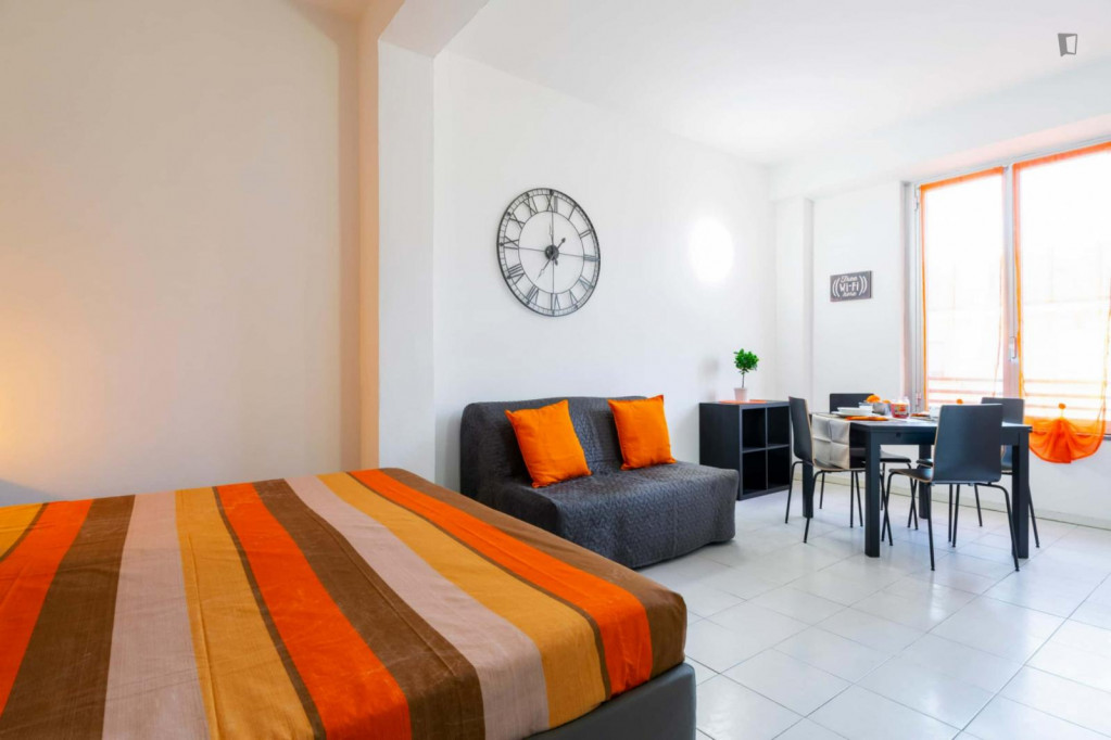 Bright studio close to Porto di Mare metro station - Milan - chambre - ImmoJeune