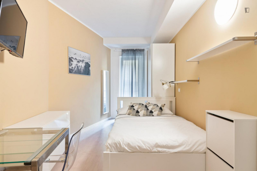 Bright studio near Giardini della Guastalla - Milan - chambre - ImmoJeune