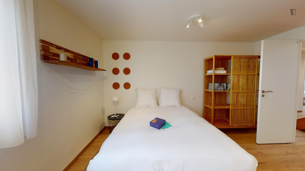 Luminous double bedroom close to Emile Zola Park