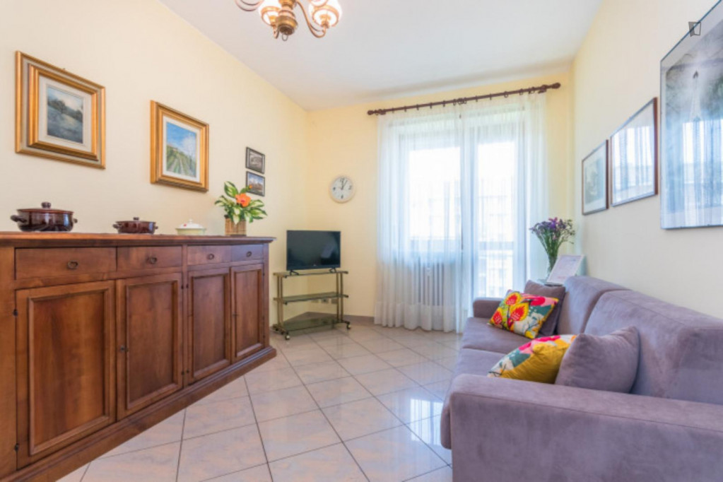 Bright 1-bedroom apartment close to Racconigi metro station